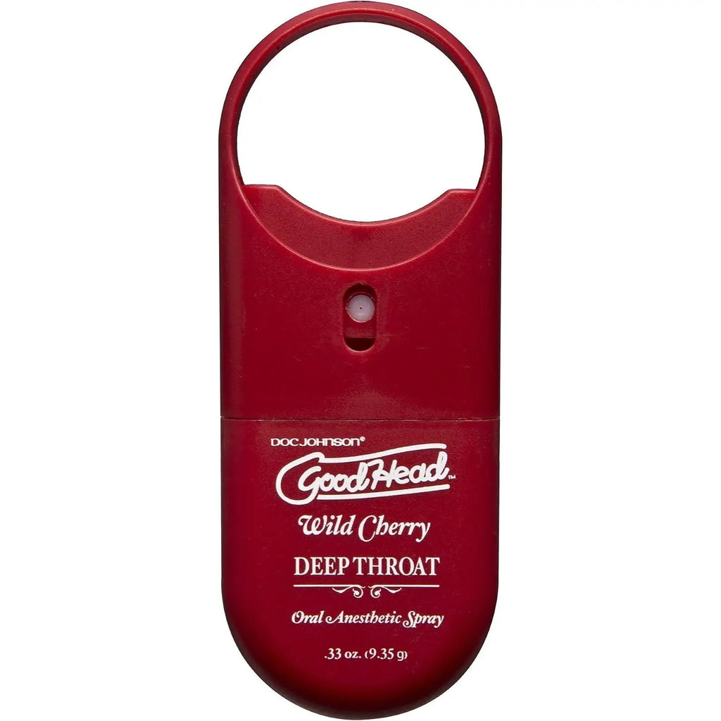 Doc Johnson® Johnson GoodHead Deep Throat Spray - Numbing Oral Comfort Cherry