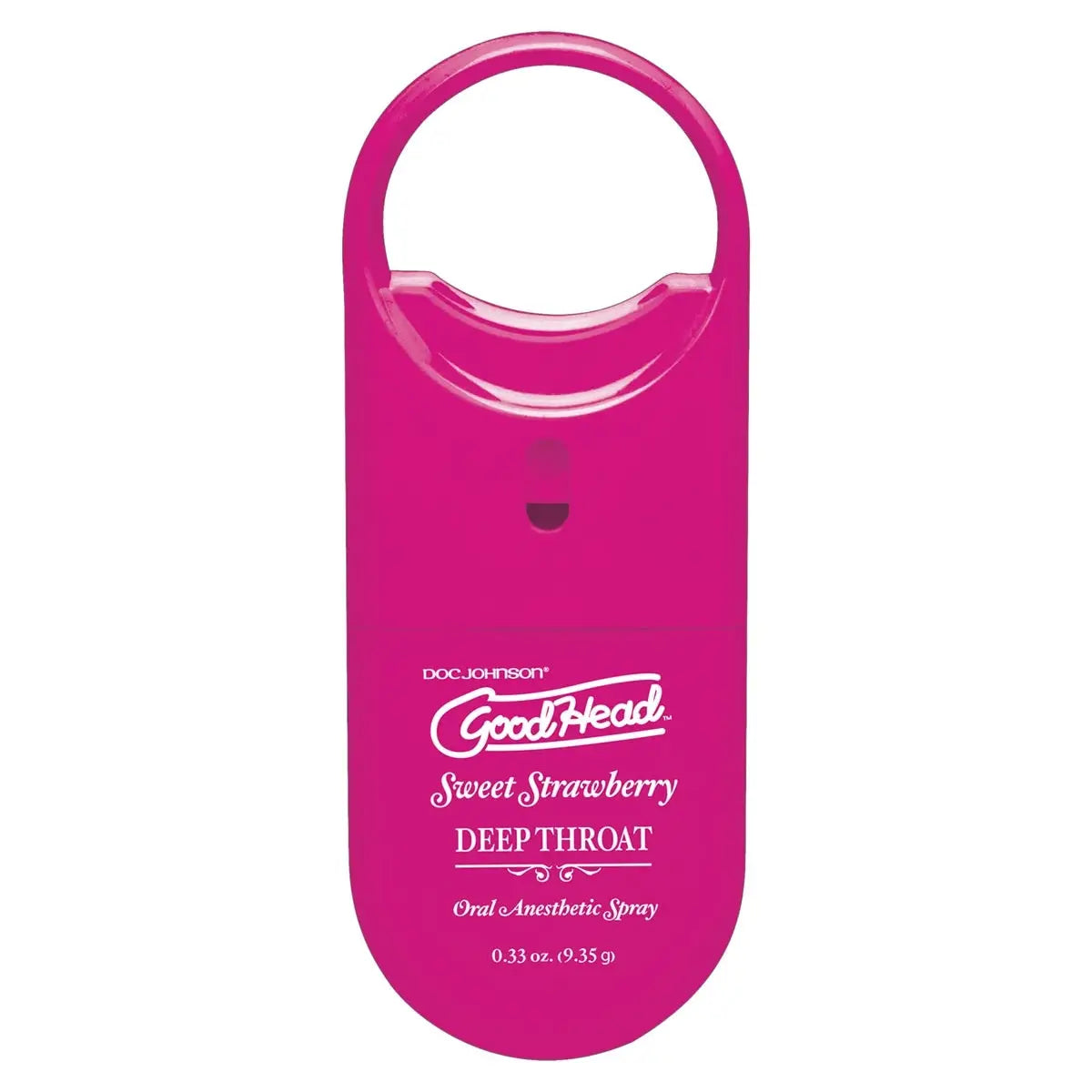 Doc Johnson® Johnson GoodHead Deep Throat Spray - Numbing Oral Comfort Strawberry