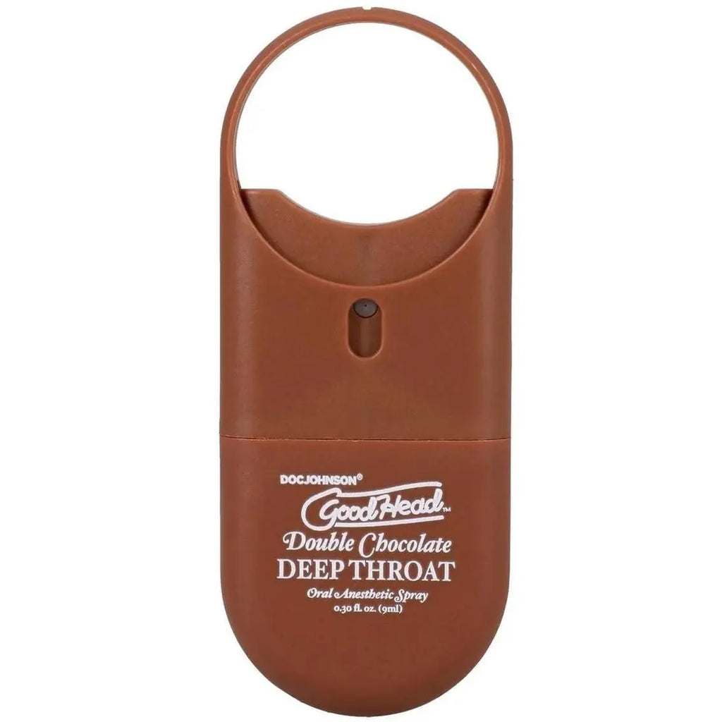 Doc Johnson® Johnson GoodHead Deep Throat Spray - Numbing Oral Comfort Chocolate