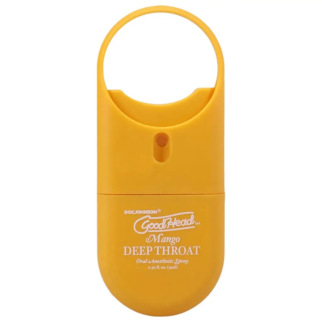 Doc Johnson® Johnson GoodHead Deep Throat Spray - Numbing Oral Comfort Mango