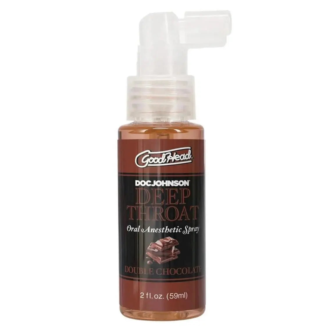 Doc Johnson® Johnson GoodHead Deep Throat Spray - Oral Comfort Enhancement Double Chocolate