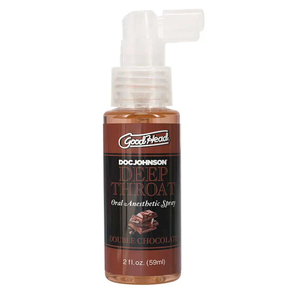Doc Johnson® Johnson GoodHead Deep Throat Spray - Oral Comfort Enhancement Double Chocolate