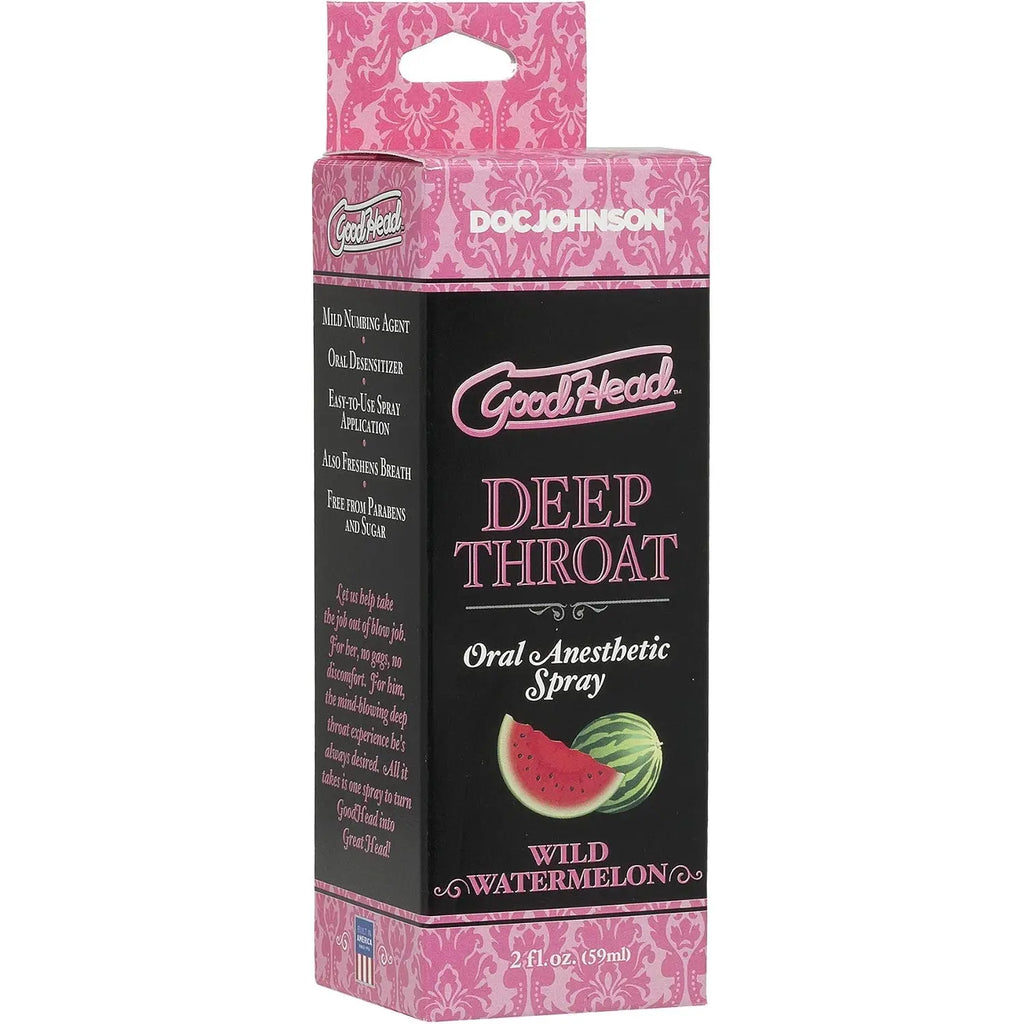 Doc Johnson® Johnson GoodHead Deep Throat Spray - Oral Comfort Enhancement