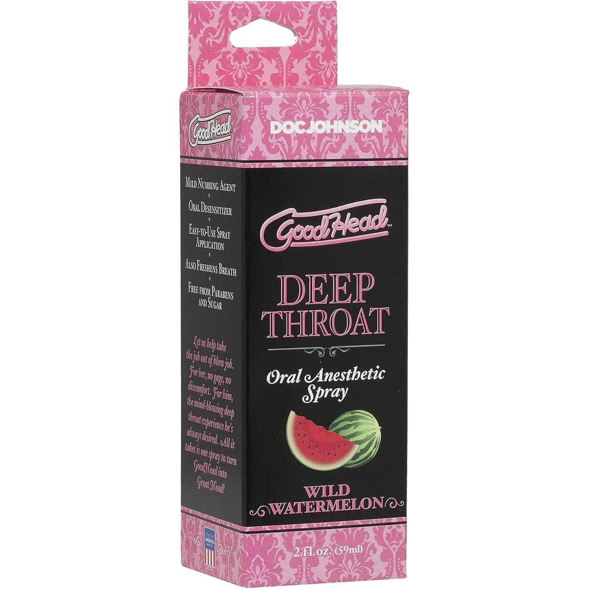 Doc Johnson® Johnson GoodHead Deep Throat Spray - Oral Comfort Enhancement