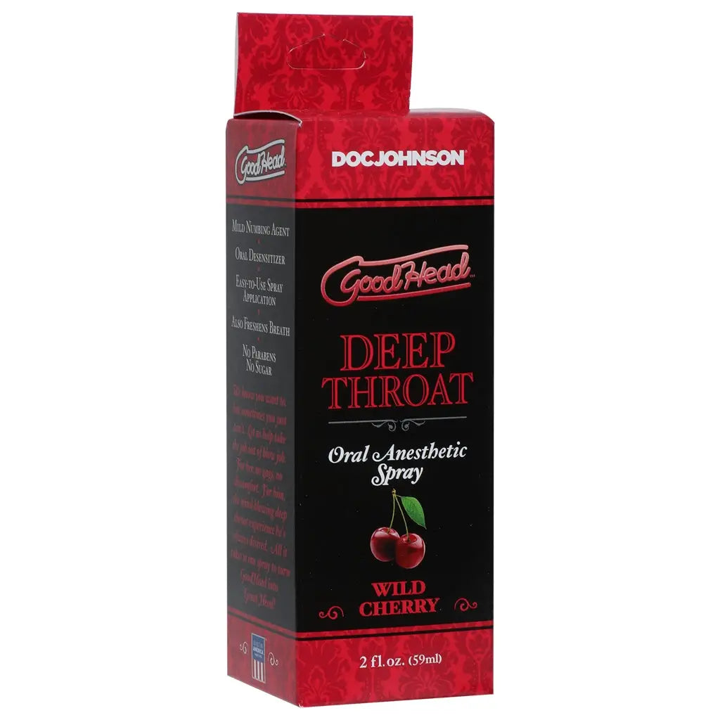 Doc Johnson® Johnson GoodHead Deep Throat Spray - Oral Comfort Enhancement