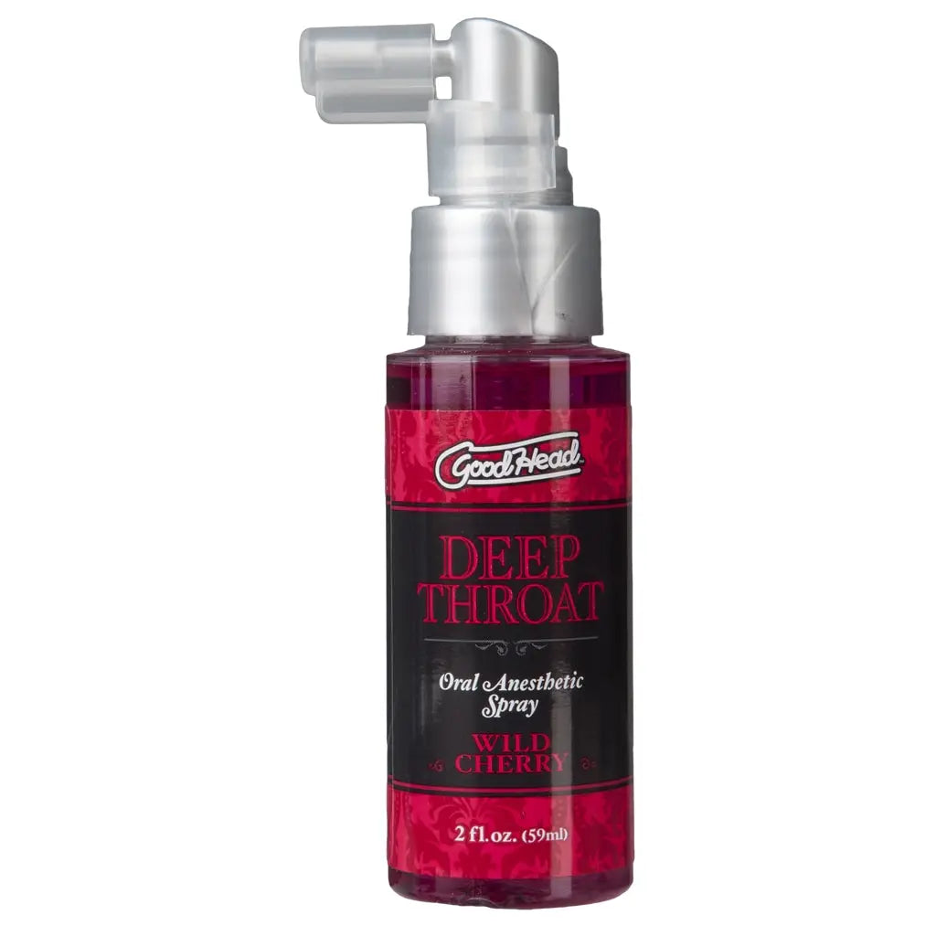 Doc Johnson® Johnson GoodHead Deep Throat Spray - Oral Comfort Enhancement Cherry