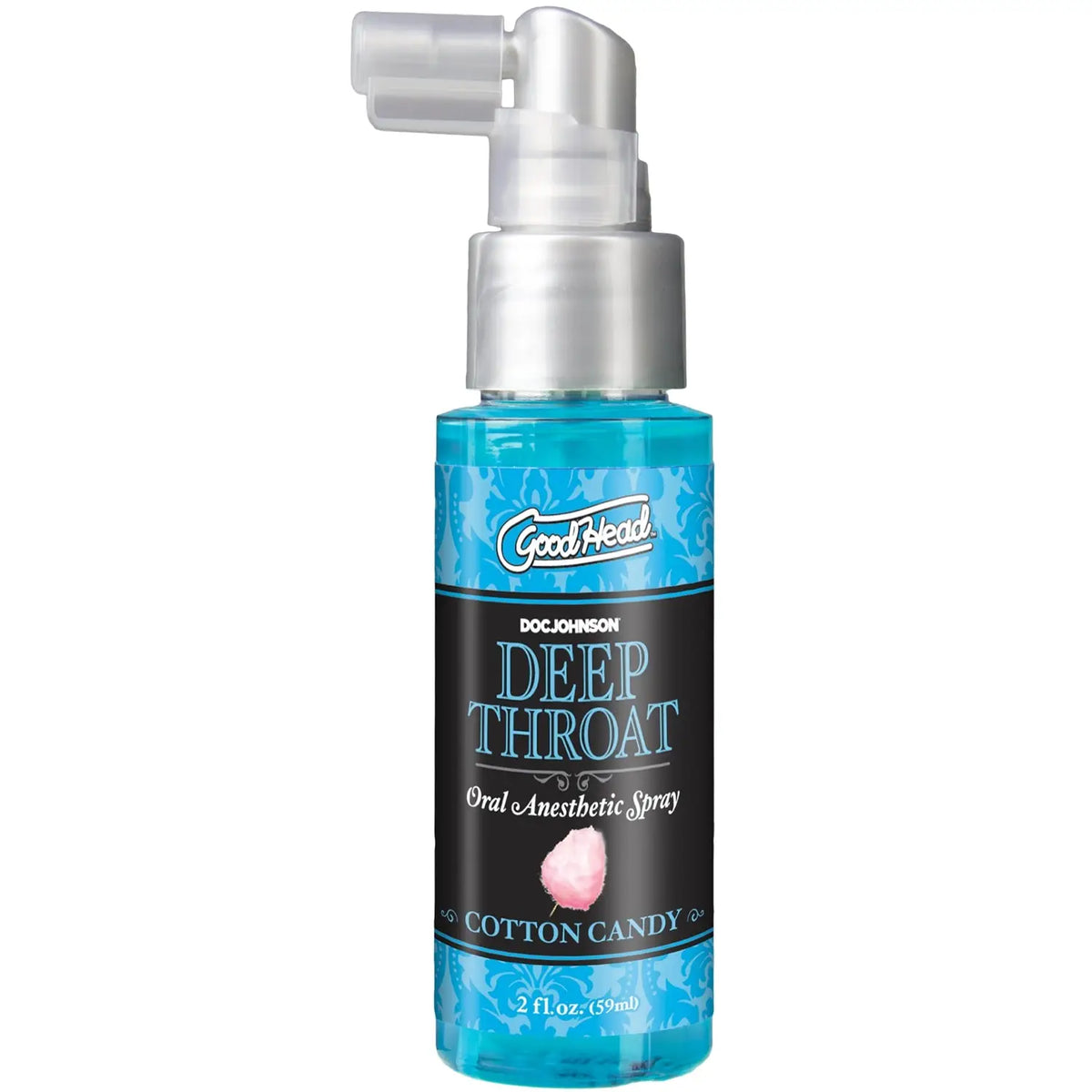 Doc Johnson® Johnson GoodHead Deep Throat Spray - Oral Comfort Enhancement Cotton Candy
