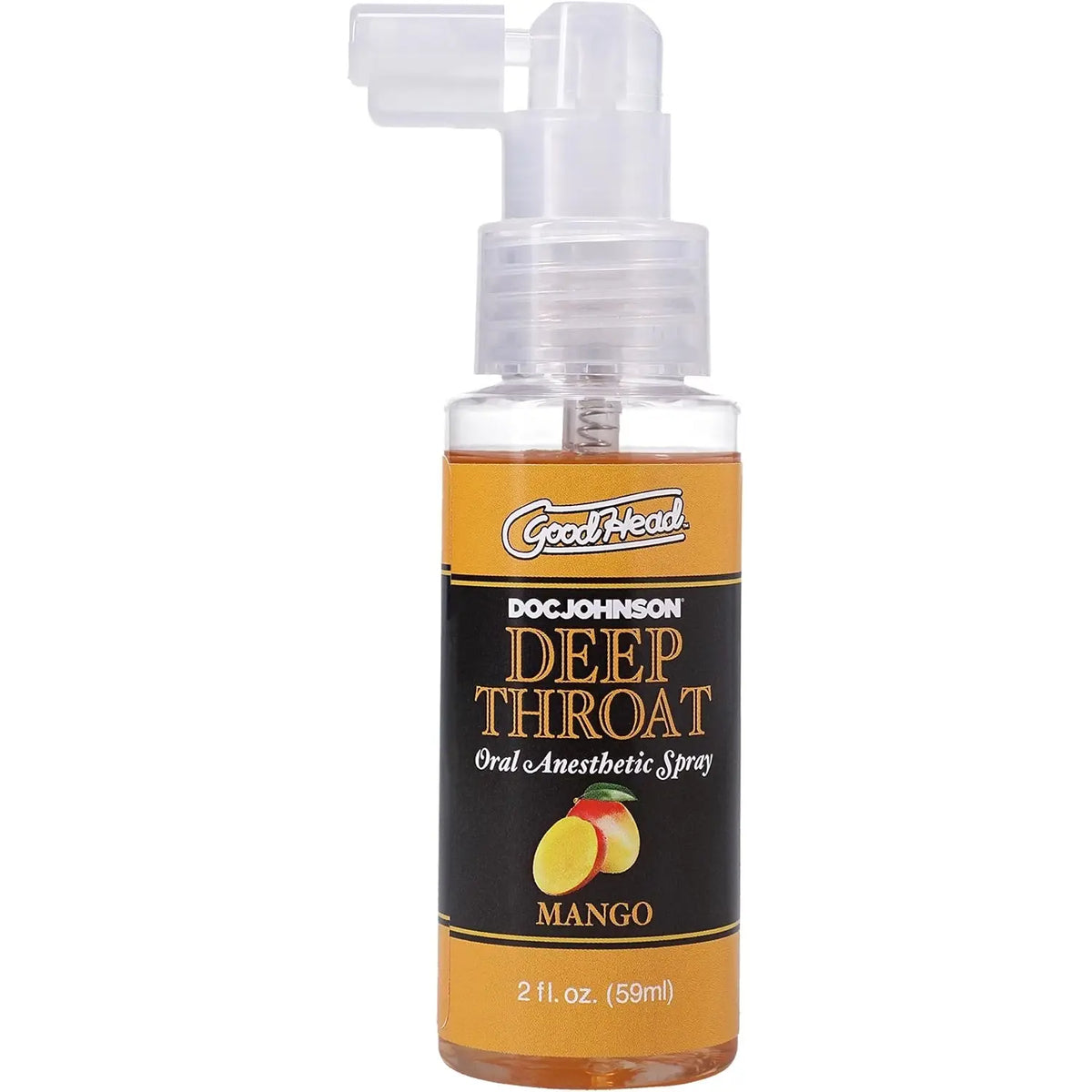 Doc Johnson® Johnson GoodHead Deep Throat Spray - Oral Comfort Enhancement Mango