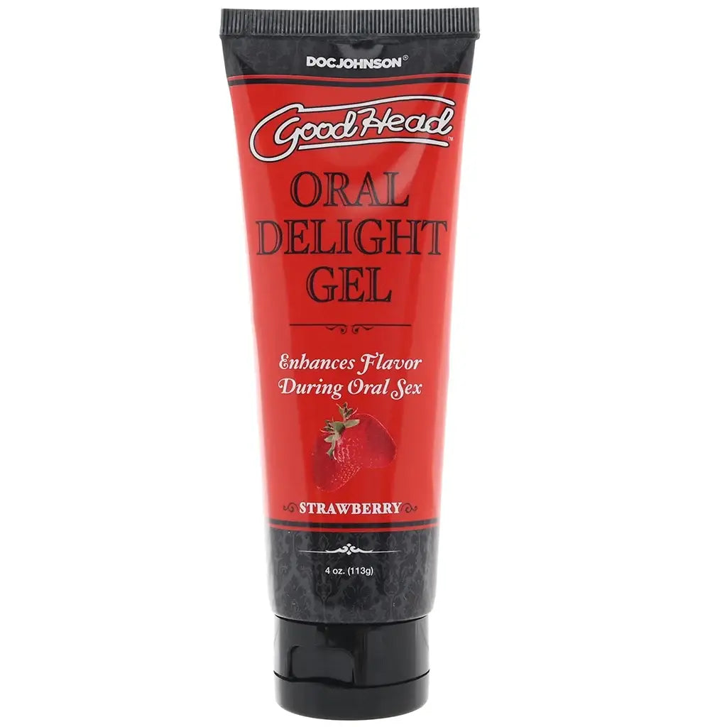 Doc Johnson® Johnson GoodHead Oral Delight Gel - Flavored Enhancement Strawberry
