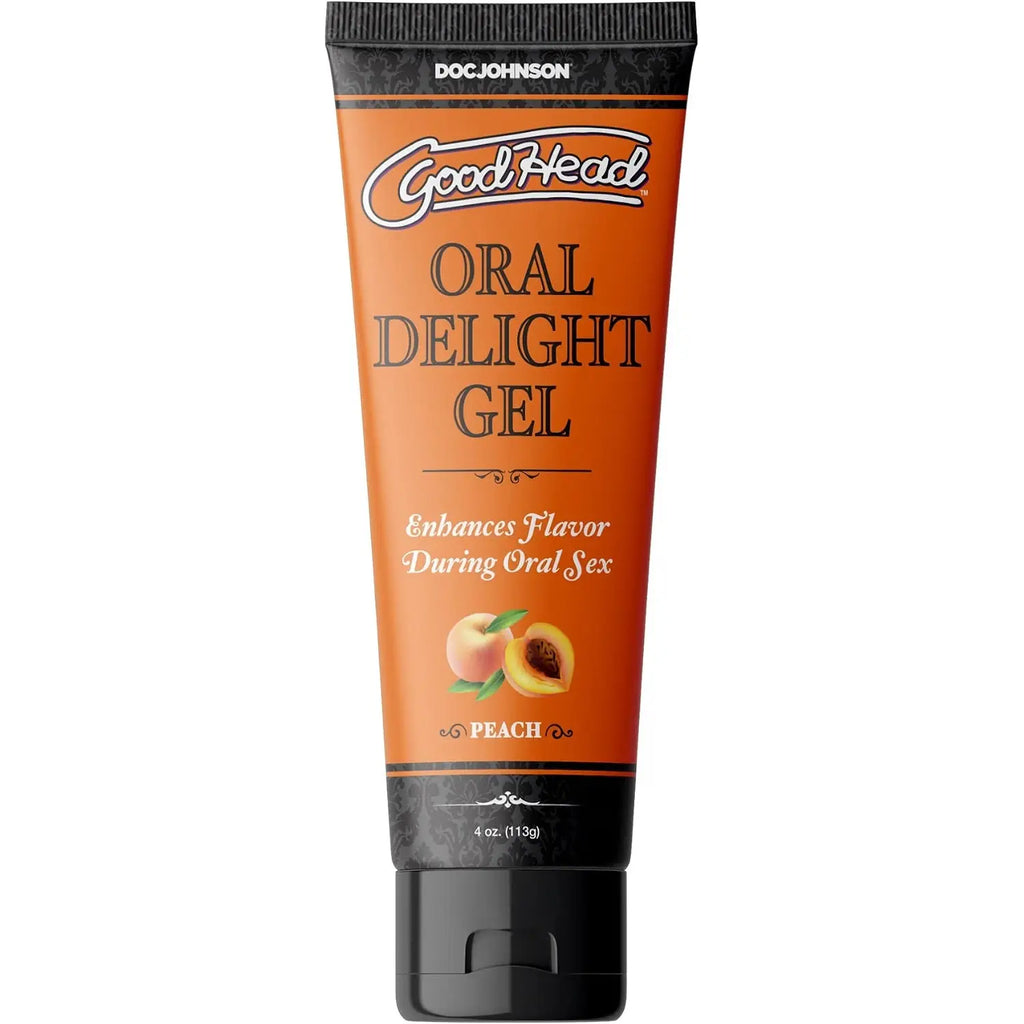 Doc Johnson® Johnson GoodHead Oral Delight Gel - Flavored Enhancement Peach