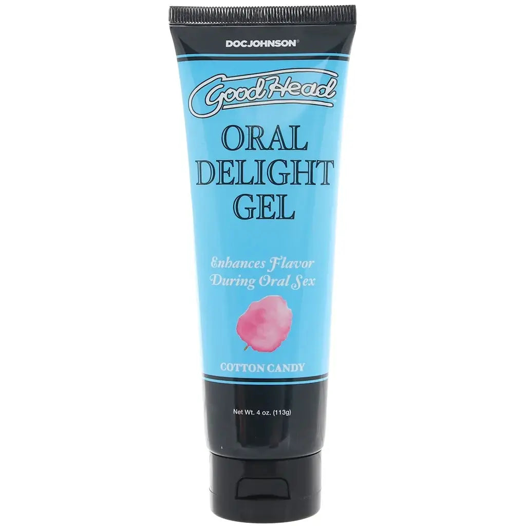 Doc Johnson® Johnson GoodHead Oral Delight Gel - Flavored Enhancement Cotton Candy