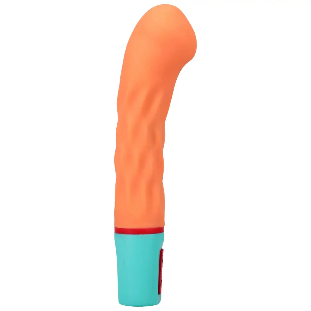 Doc Johnson® Johnson Mood Intense Arc G-Spot Vibrator | 10 Functions USB-C Waterproof Peach