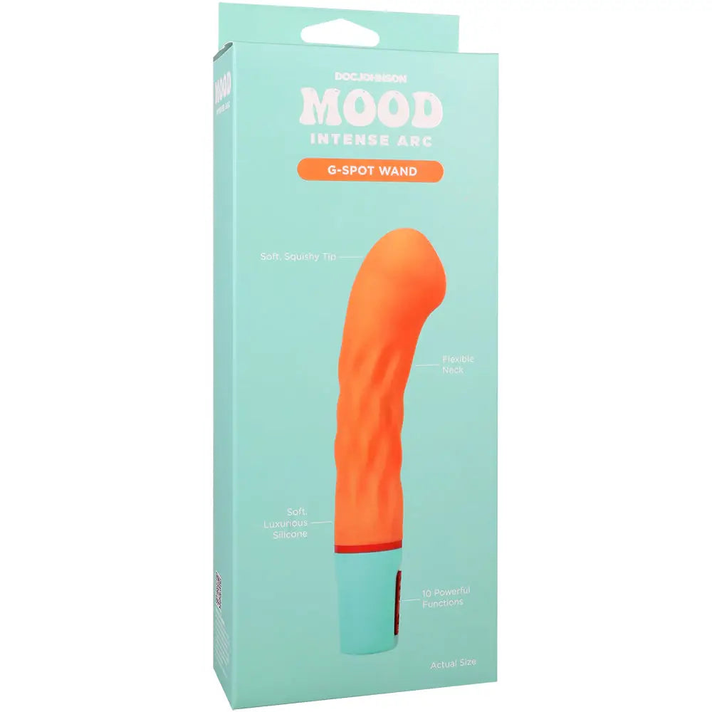 Doc Johnson® Johnson Mood Intense Arc G-Spot Vibrator | 10 Functions USB-C Waterproof