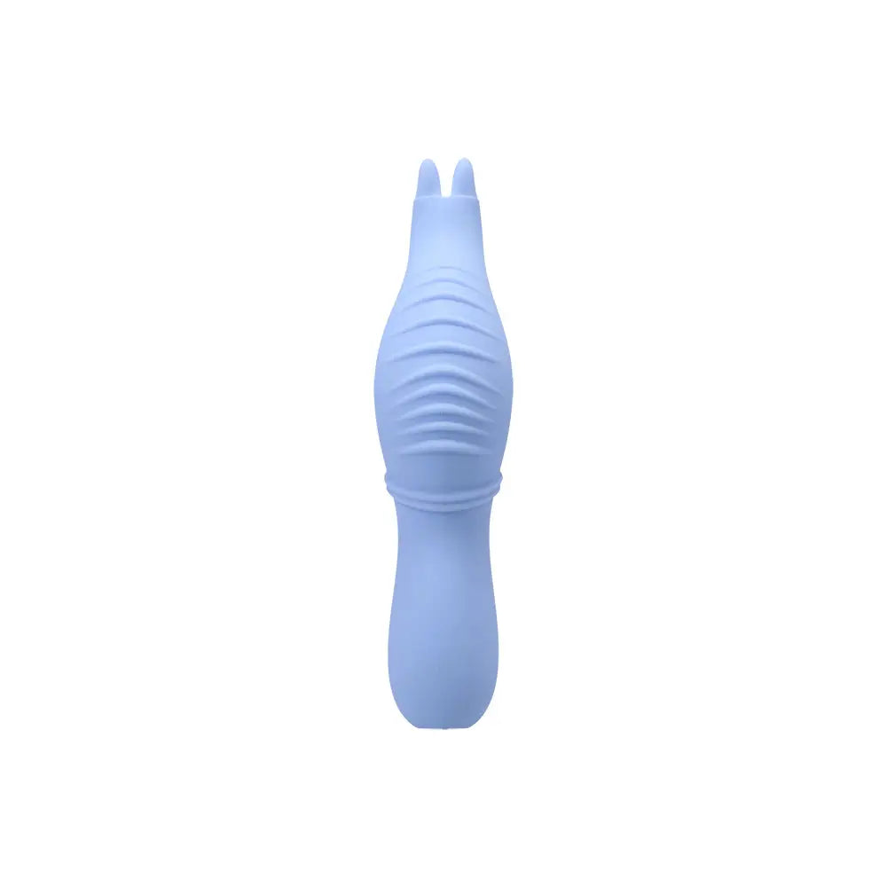 Doc Johnson® Polynesian Pleasures Into The C Seahorse Siren Warming Vibrator Light Blue