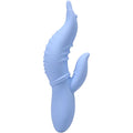 Doc Johnson® Polynesian Pleasures Into The C Seahorse Siren Warming Vibrator Light Blue
