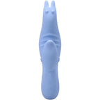 Doc Johnson® Polynesian Pleasures Into The C Seahorse Siren Warming Vibrator Light Blue
