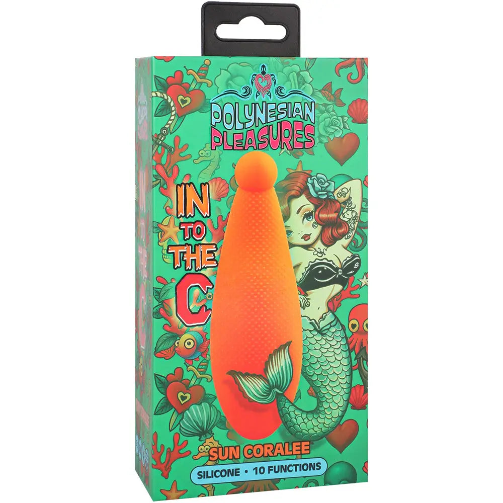 Doc Johnson® Polynesian Pleasures Into The C Sun Coralee Vibrator Orange
