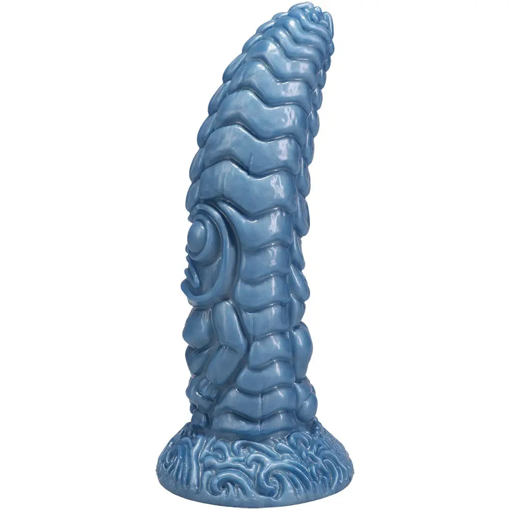 Doc Johnson® Pleasure Idols Wai Lealea Water Idol Dildo Slate Blue