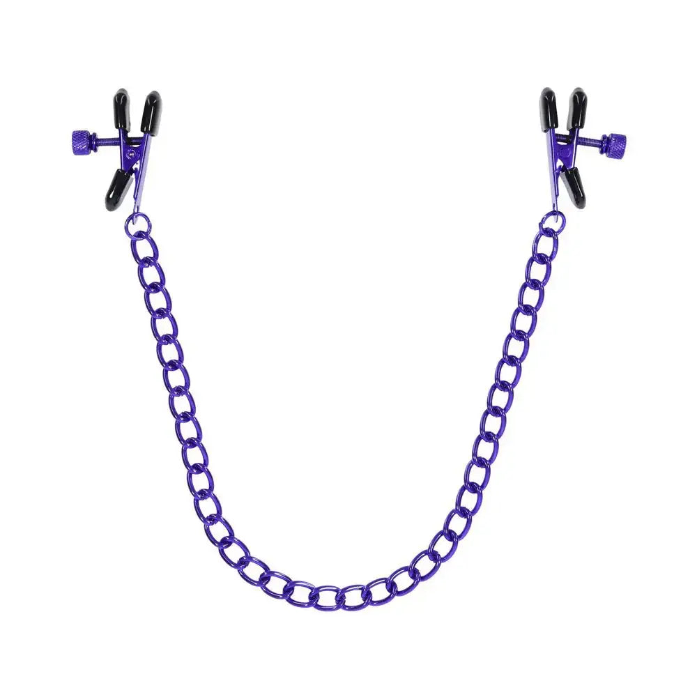 Doc Johnson® Merci Chained Up Nipple Clamps - Rolik®