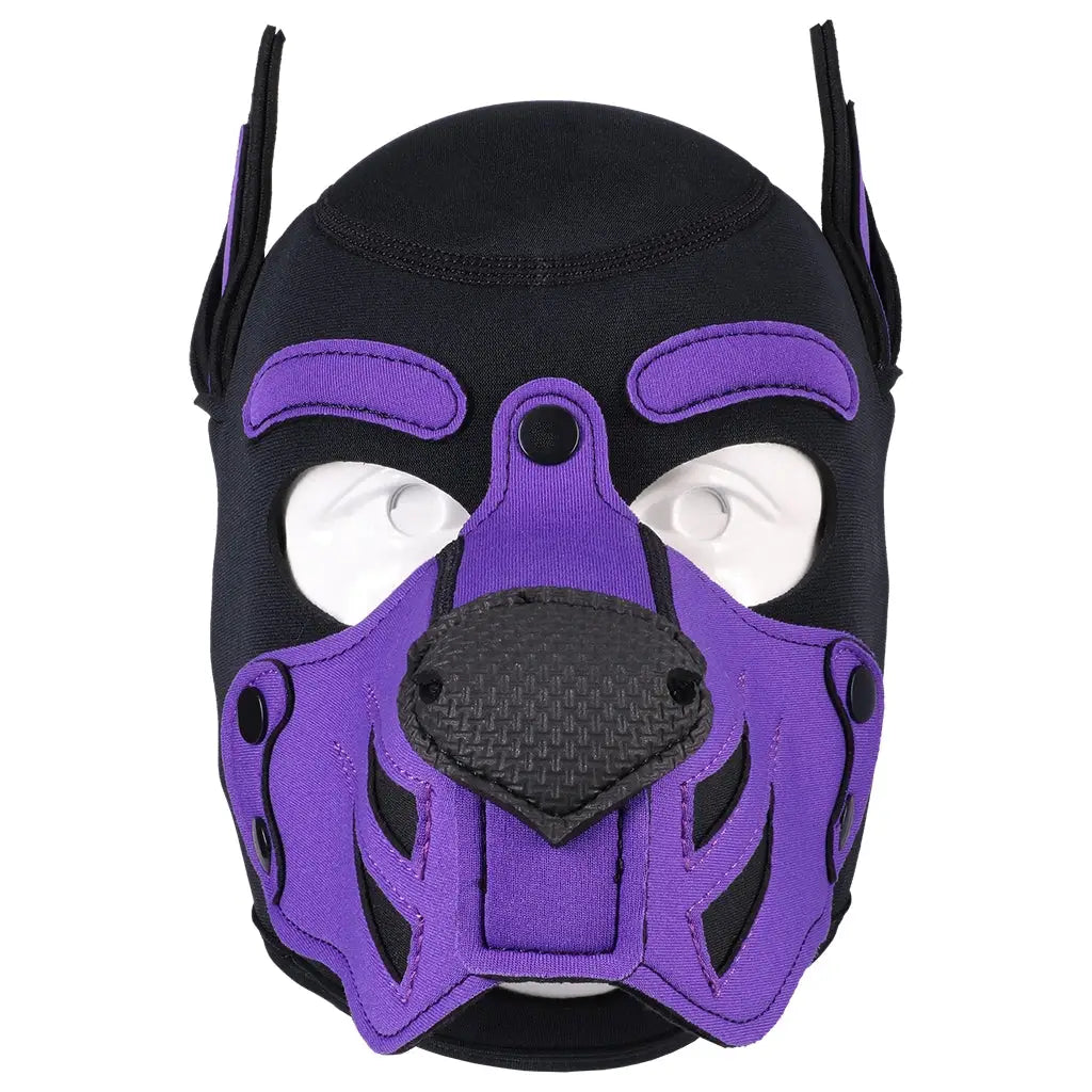 Doc Johnson® Merci Neoprene Puppy Hood | Detachable Muzzle One Size Fits Most