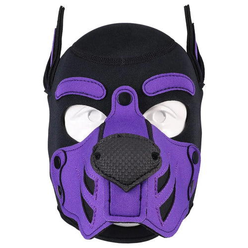 Doc Johnson® Merci Neoprene Puppy Hood | Detachable Muzzle One Size Fits Most