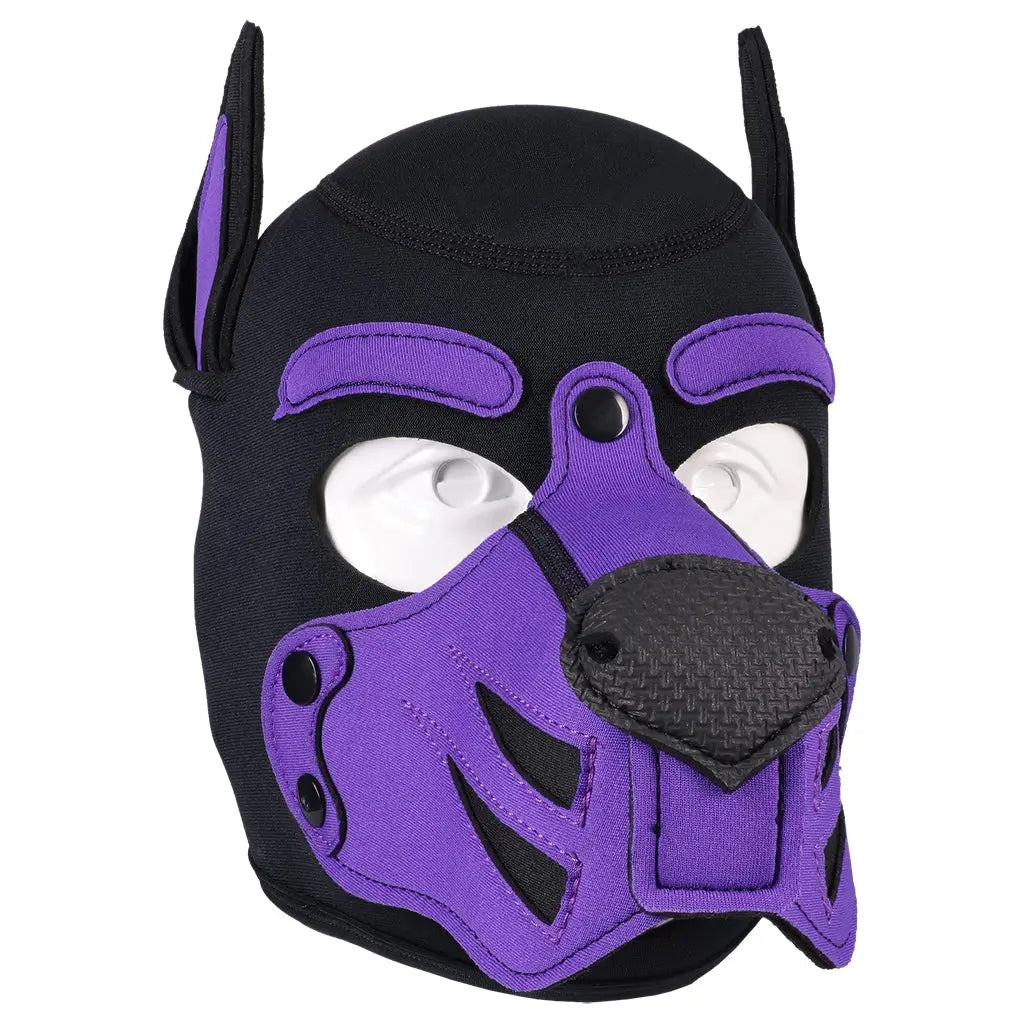 Doc Johnson® Merci Neoprene Puppy Hood | Detachable Muzzle One Size Fits Most