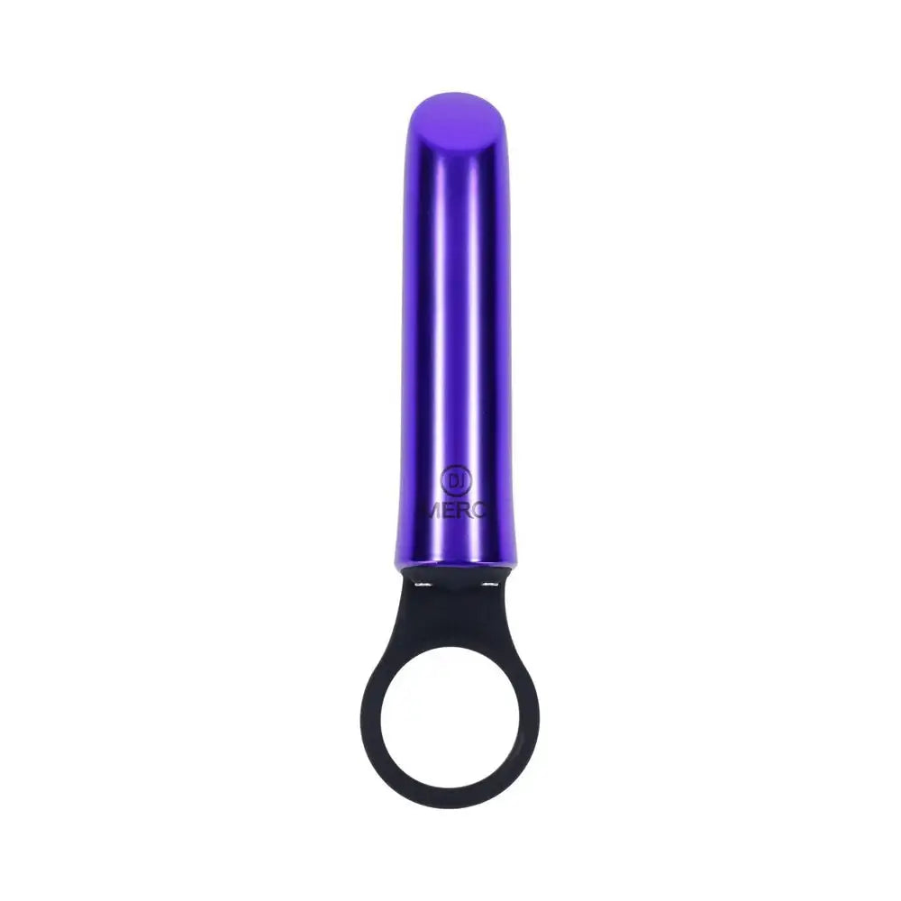 Doc Johnson® Merci Power Play Rechargeable Vibrator with Silicone Grip Ring - Rolik®