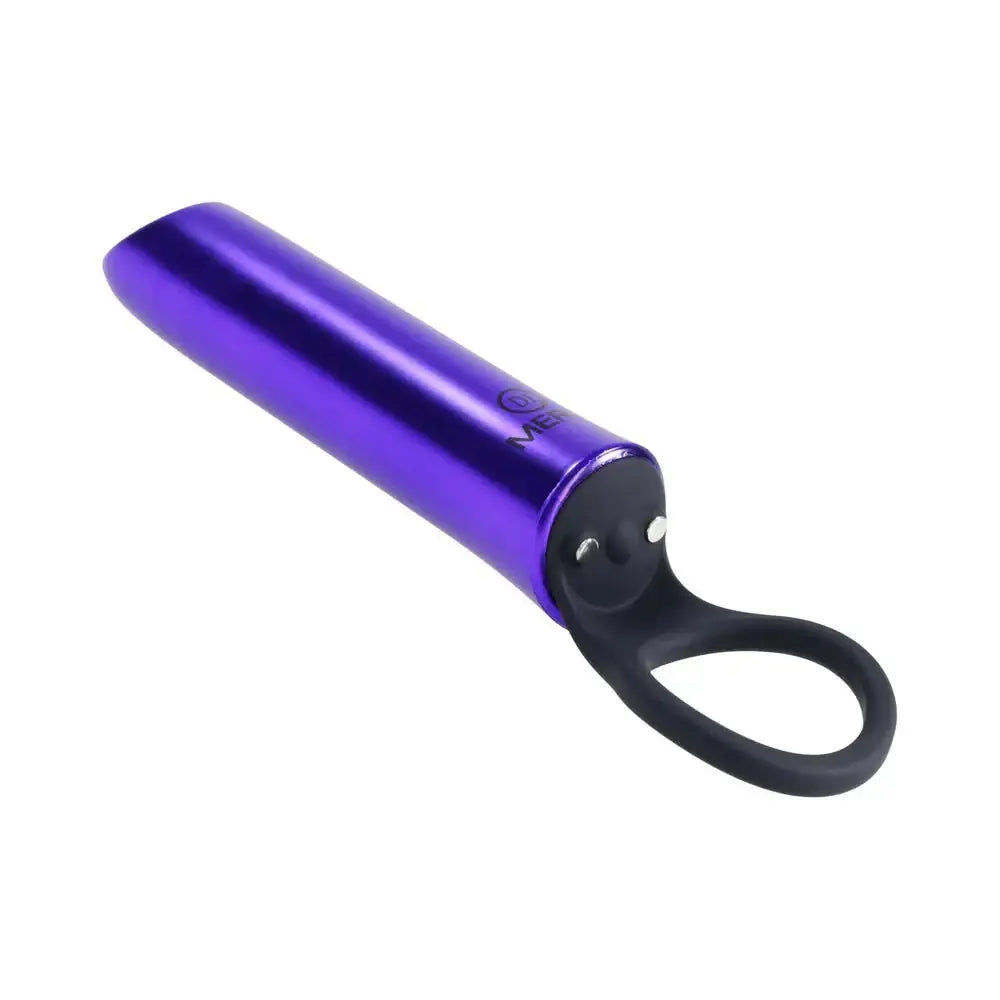 Doc Johnson® Merci Power Play Rechargeable Vibrator with Silicone Grip Ring - Rolik®