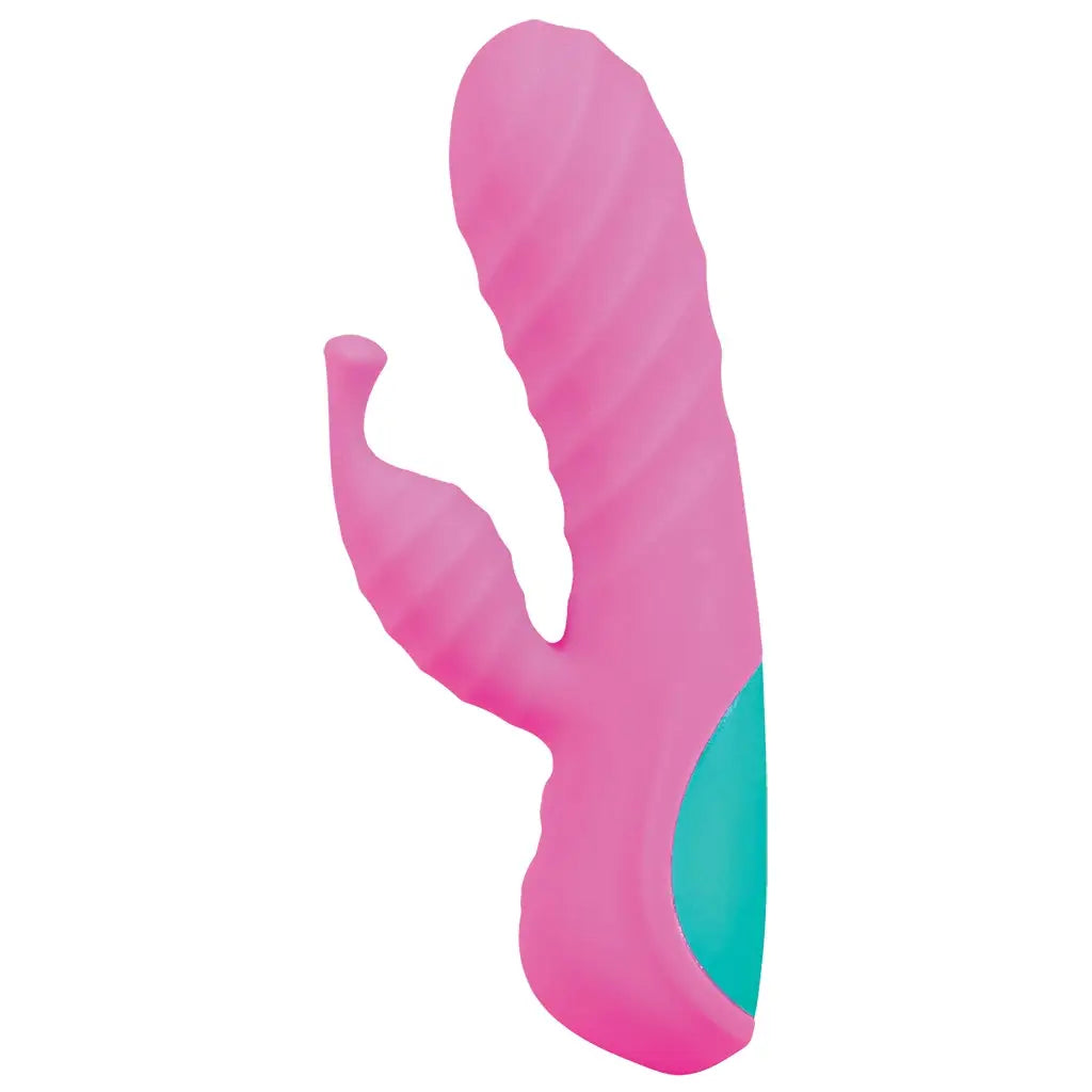 Doc Johnson® Mood Play Mini Power Rabbit Vibrator | Dual-Motor 10-Function Rechargeable