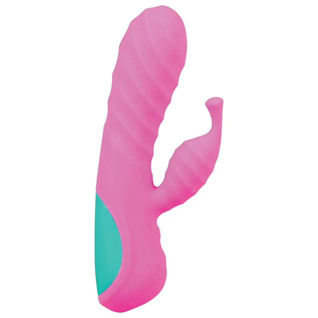 Doc Johnson® Mood Play Mini Power Rabbit Vibrator | Dual-Motor 10-Function Rechargeable