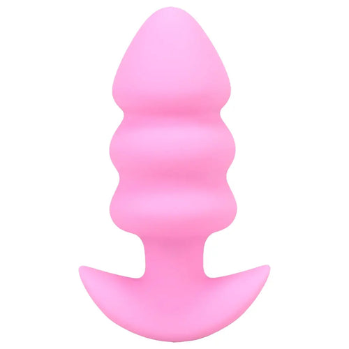 Doc Johnson® Mood Teaser Vibrating Micro Plug | 7-Function Rechargeable Butt Pink