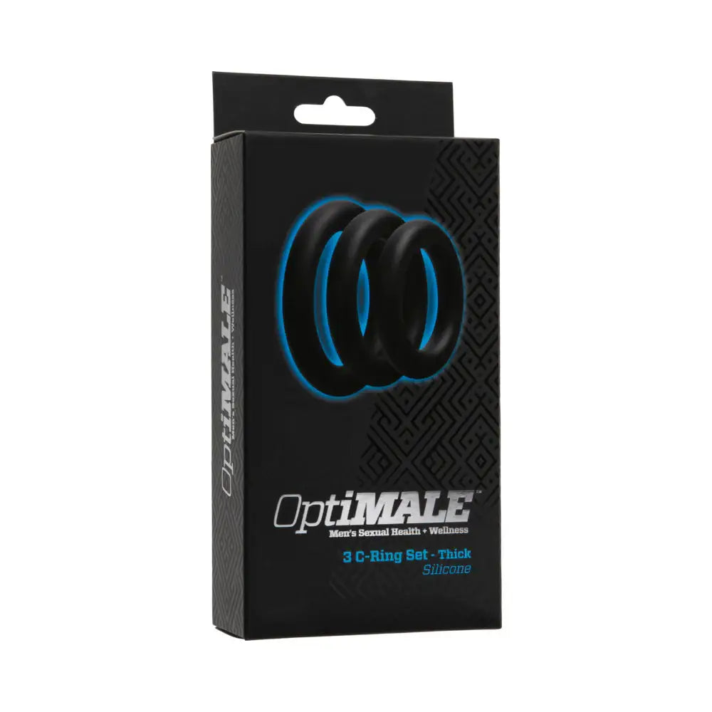 Doc Johnson Optimale 3 C-Ring Set Thick Black Rolik®