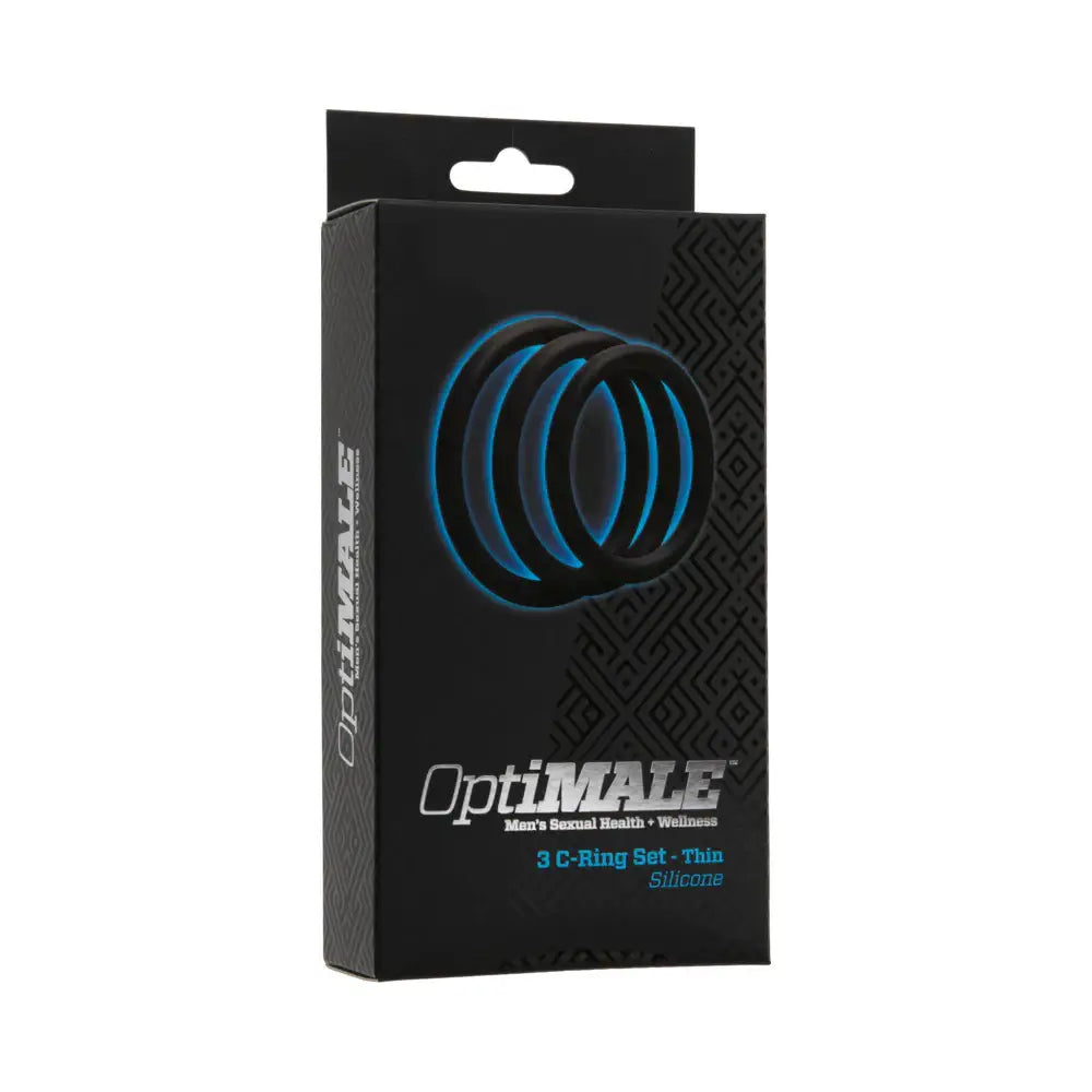 Doc Johnson Optimale 3 C-Ring Set Thin Black Rolik®