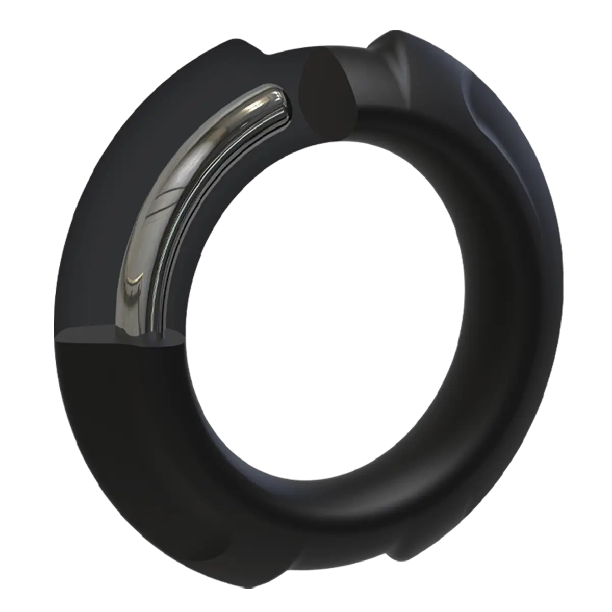 Doc Johnson® OptiMALE™ FlexiSteel Silicone with Metal Core C - Ring - Rolik®