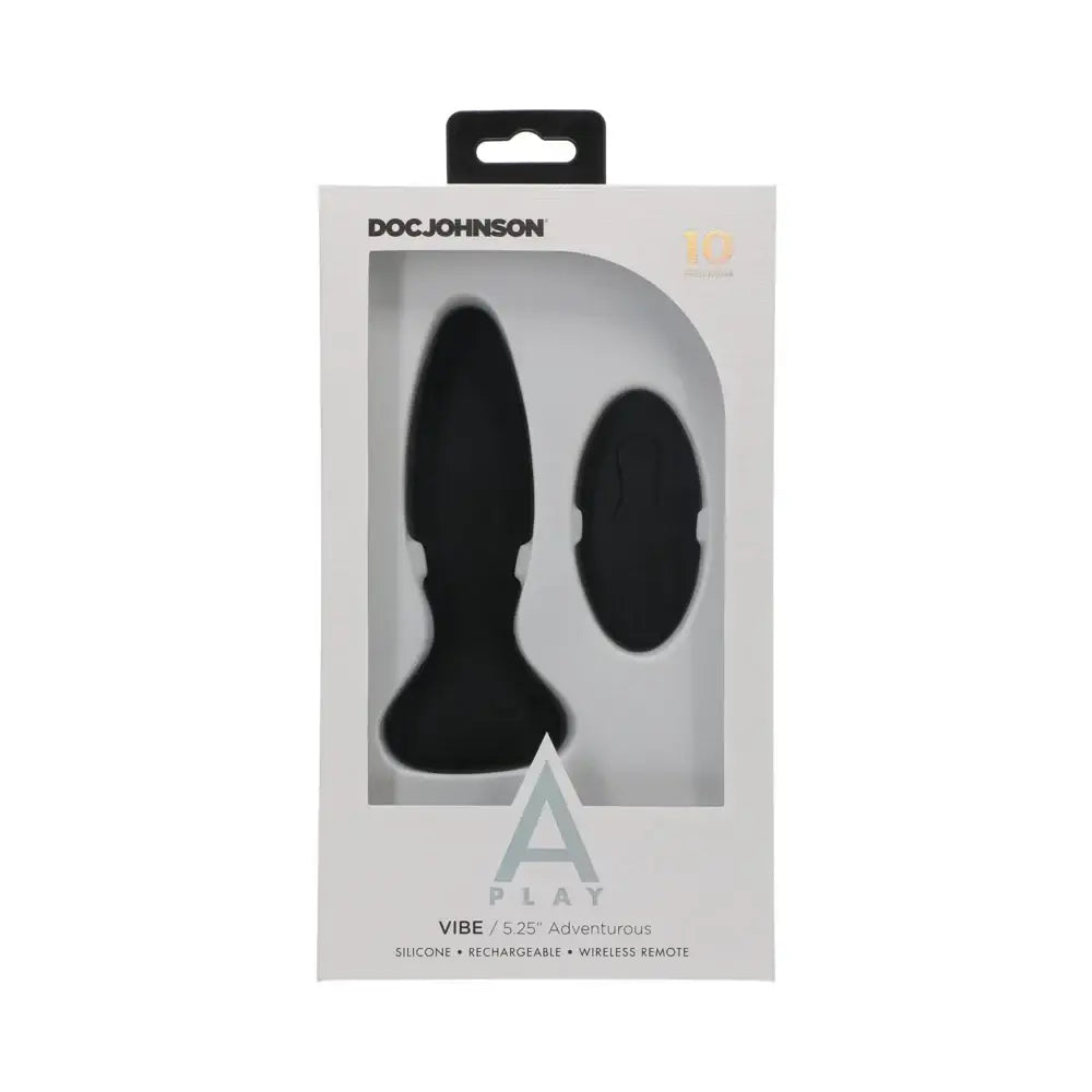 Doc Johnson® A - Play Adventurous Vibrating Anal Plug w/ Remote - Rolik®