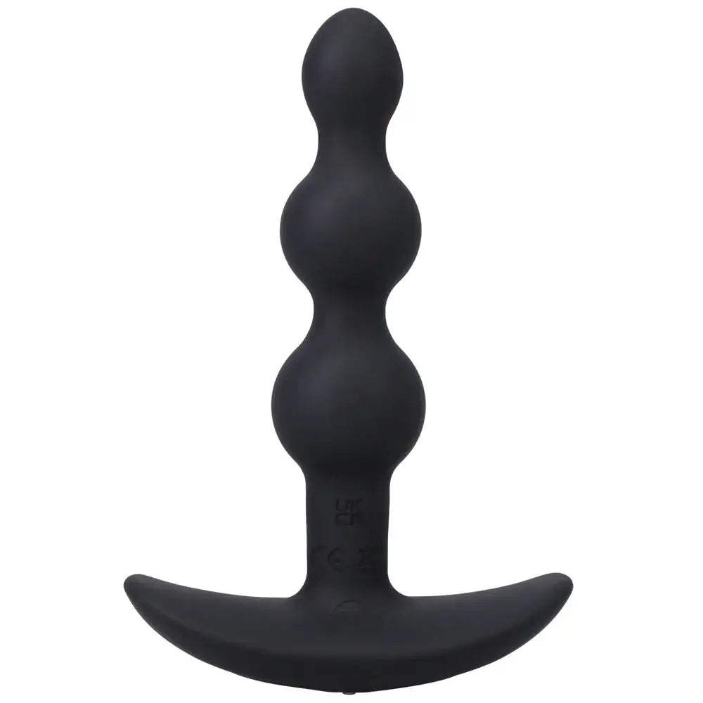 Doc Johnson® A - Play Beaded Rechargeable Vibrating Silicone Anal Plug with Remote - Rolik®