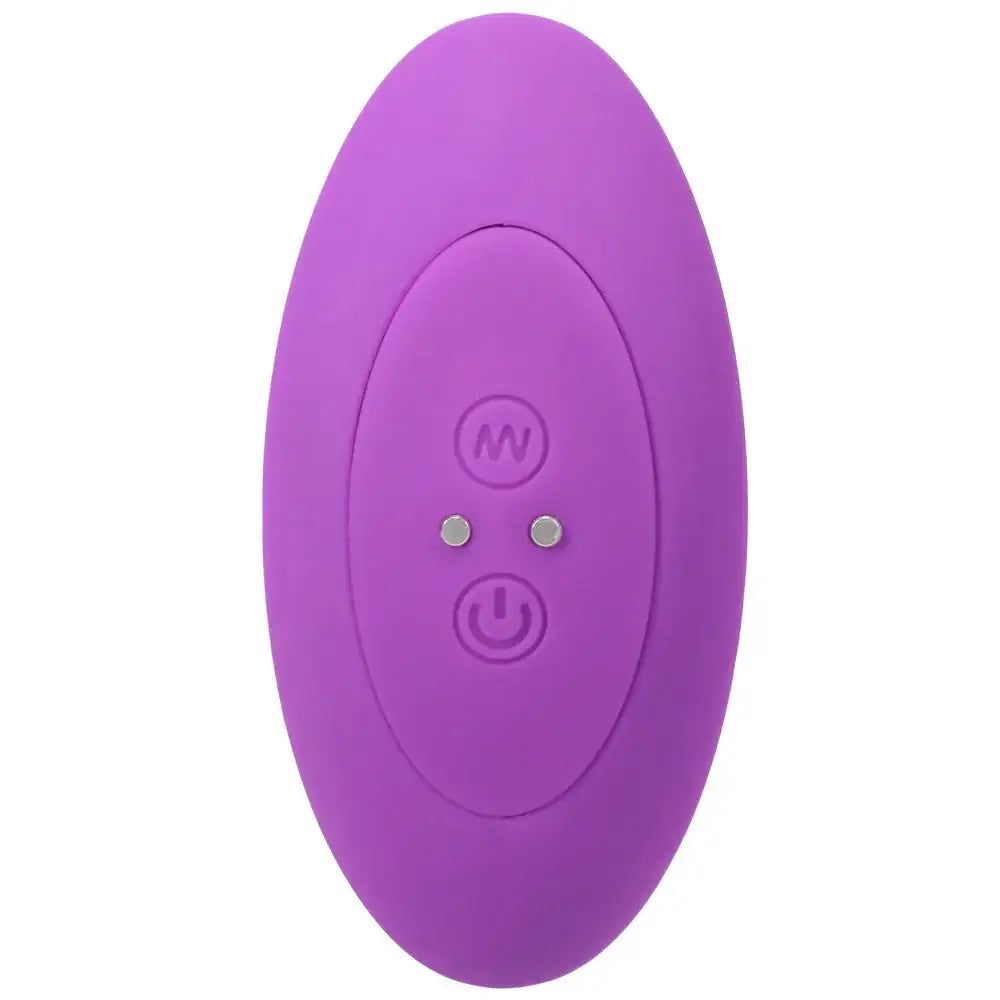 Doc Johnson® A - Play Beaded Rechargeable Vibrating Silicone Anal Plug with Remote - Rolik®