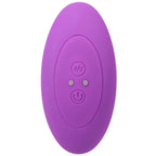 Doc Johnson® A - Play Beaded Rechargeable Vibrating Silicone Anal Plug with Remote - Rolik®