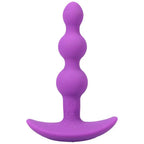 Doc Johnson® A - Play Beaded Rechargeable Vibrating Silicone Anal Plug with Remote - Rolik®