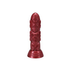 Doc Johnson® Pleasure Idols Lele Air Idol Vibrating Dildo with Remote Burgundy