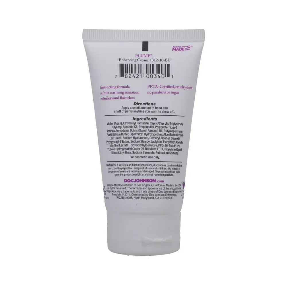 Doc Johnson® Intimate Enhancements Plump Penis Enhancement Cream