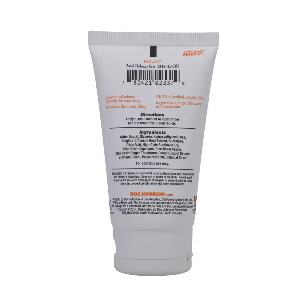 Doc Johnson® Intimate Enhancements Relax Anal Relaxer Gel