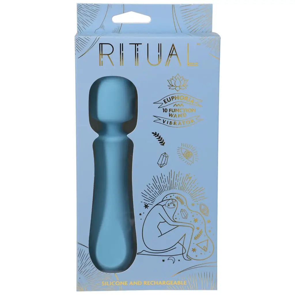 Doc Johnson® Ritual™ Euphoria Rechargeable Silicone Wand Vibrator - Rolik®