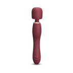 Burgundy Double-Ended Flat Top Fusion G Petite Wand Vibrator