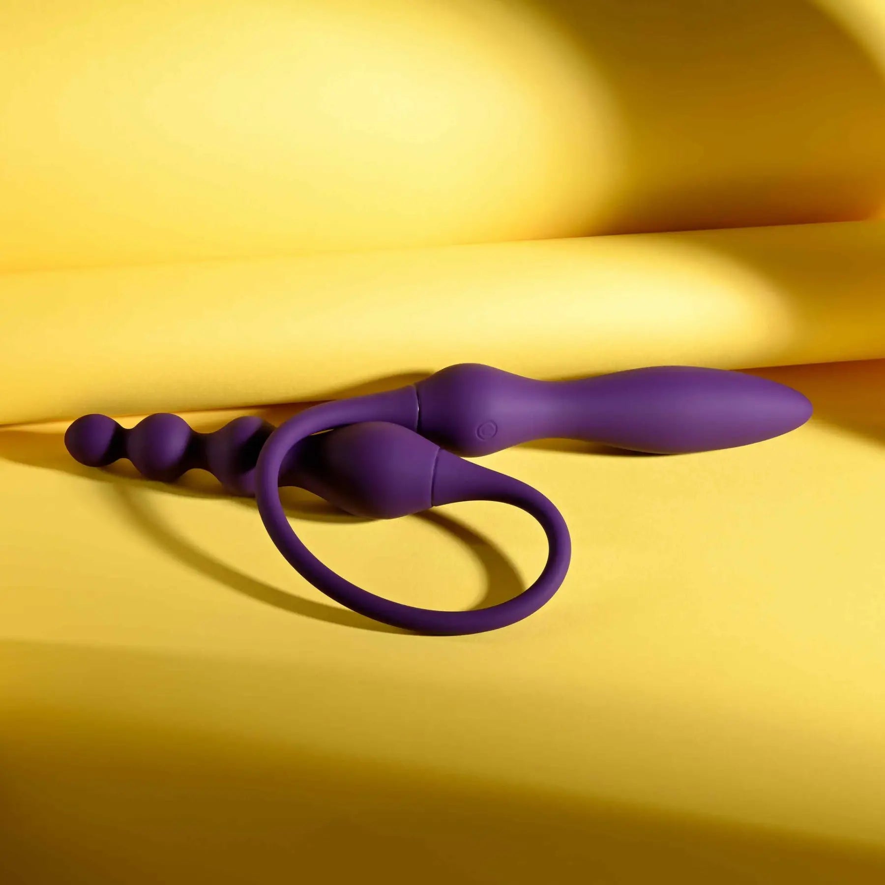 Purple This & That Double-Ended Vibrator and Plug