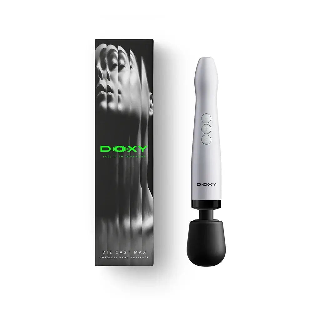 Doxy Die Cast Max Cordless Wand Vibrator 2.0 White