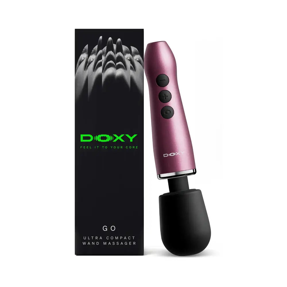 Doxy Go Travel-Sized Wand Massager – 2.0 Pink