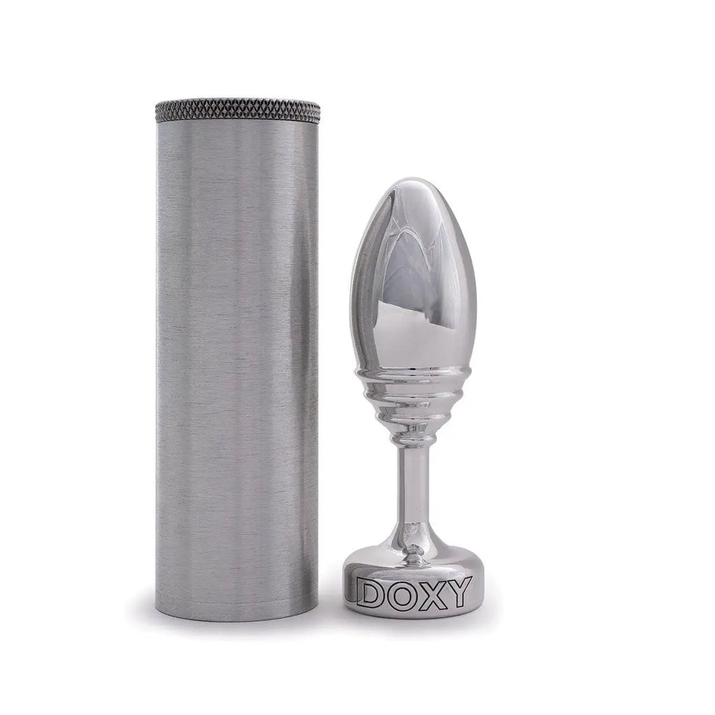 Doxy Ribbed Aluminum Butt Plug - Rolik®