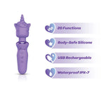 Dreamii Unicorn Wand Vibrator Lilac