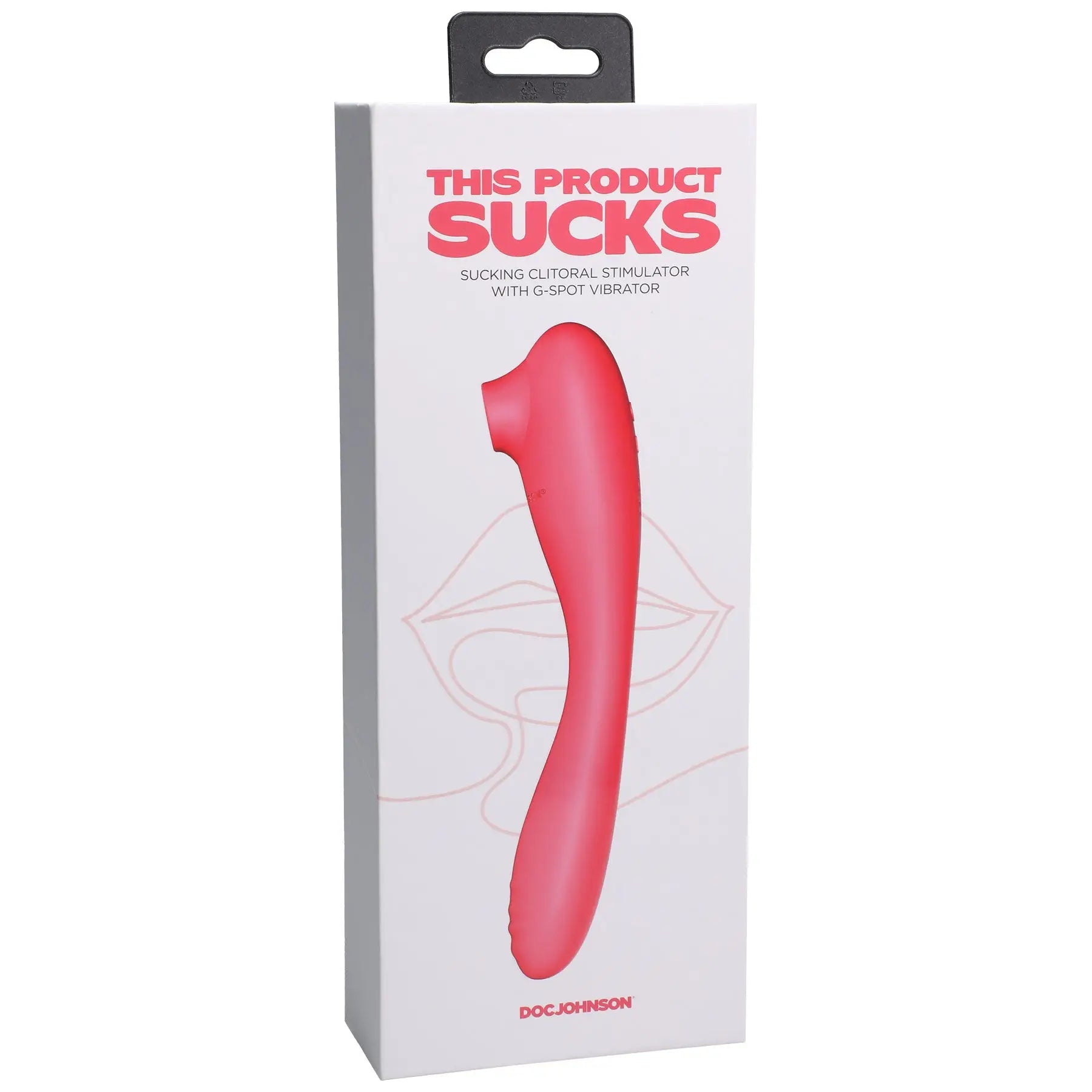 Doc Johnson® This Product Sucks Bendable Wand Vibrator Pink
